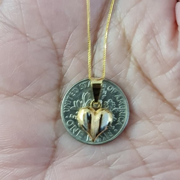 Necklace with cute heart pendant - Picture 3 of 17